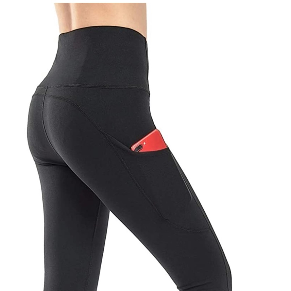 gym  people Black Yoga leggings L